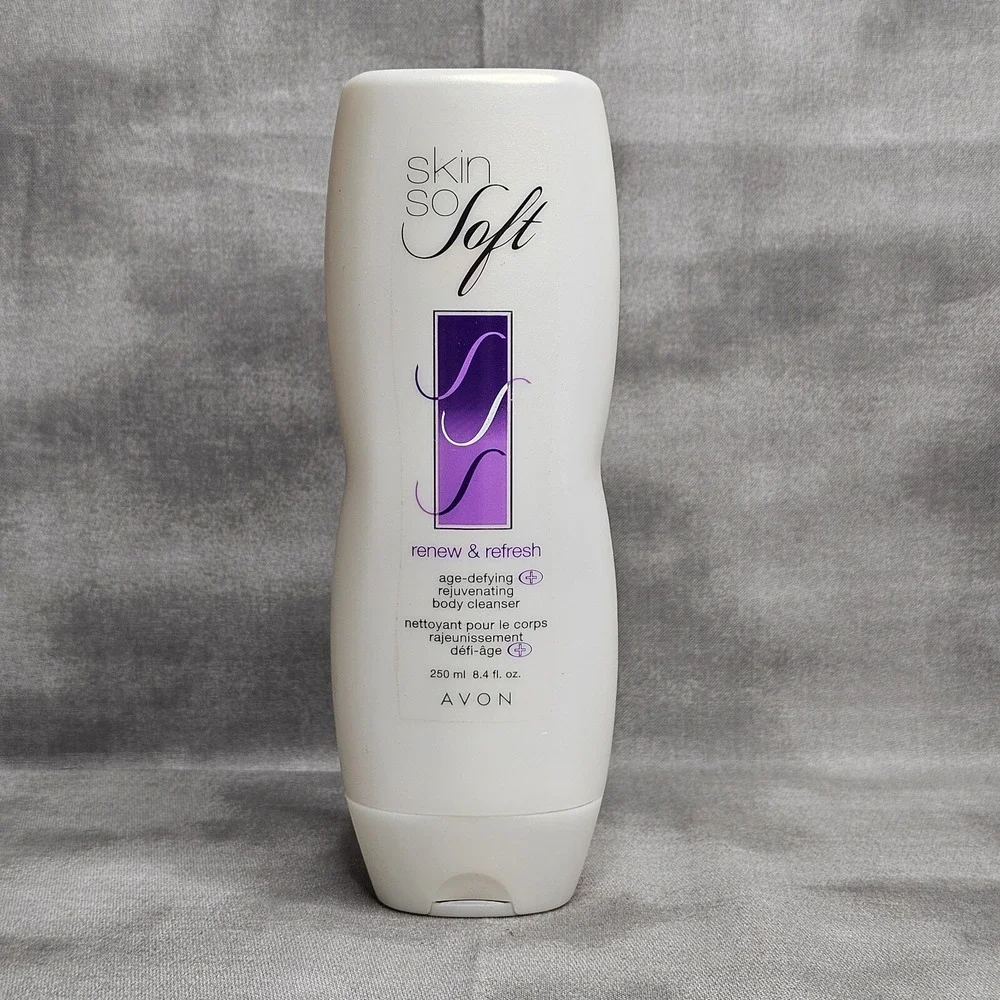 AVON Skin So Soft‎ Renew & Refresh Age-Defying Rejuvenating Body Cleanser 8.4 oz